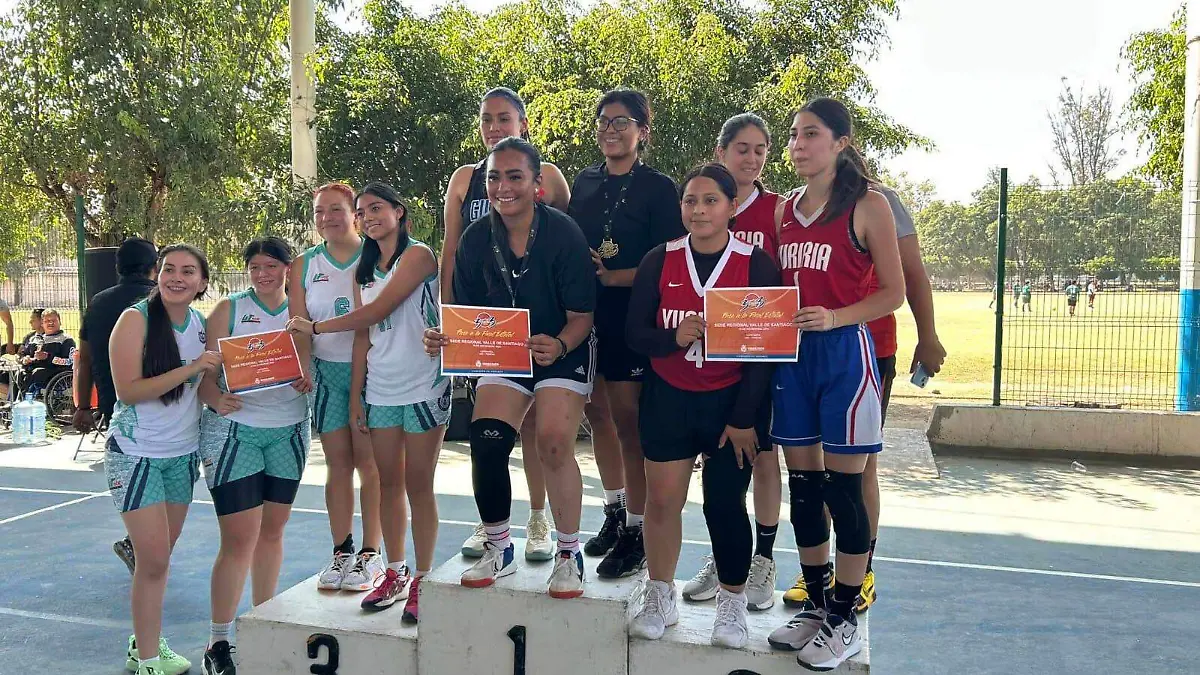 Salmantinas campeonas regionales en Copa CODE de basquetbol